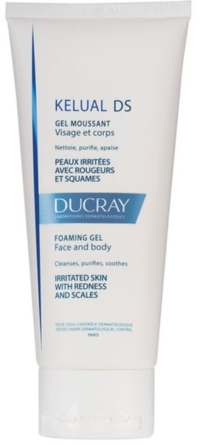 Żel do mycia twarzy Ducray Kelual Ds Cleansing Gel 200 ml (3282770037531) - obraz 1