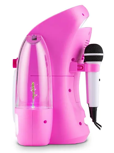 Дитяча караоке-система Auna Kara Liquida, CD, USB, MP3, світлодіодний фонтан, 2 мікрофони - Фото 2 Дитяча караоке-система Auna Kara Liquida, CD, USB, MP3, світлодіодний фонтан, 2 мікрофони - зображення 2