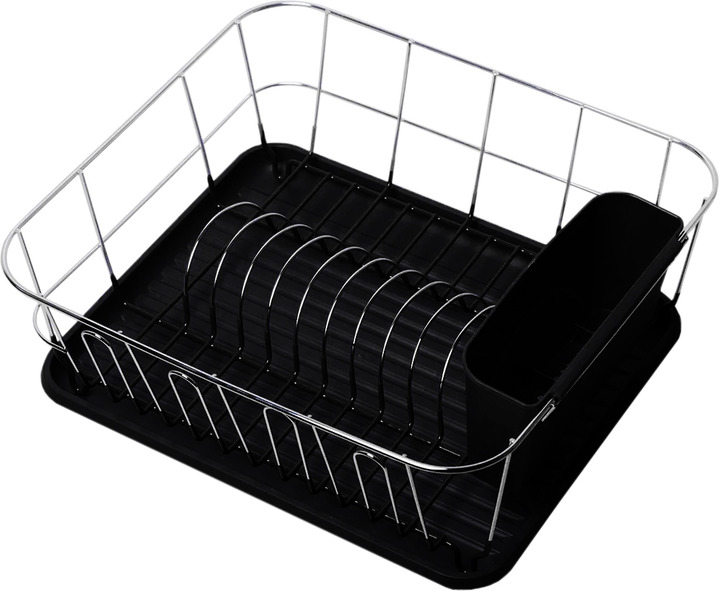 Сушка для посуды Kamille 37 х 33 х 13.5 см Черная (KM-0763C) – фото ...