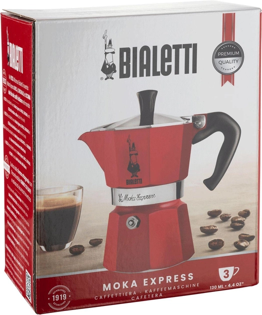 Гейзерна кавоварка Bialetti Moka Express 130 мл (8006363018388) - зображення 2