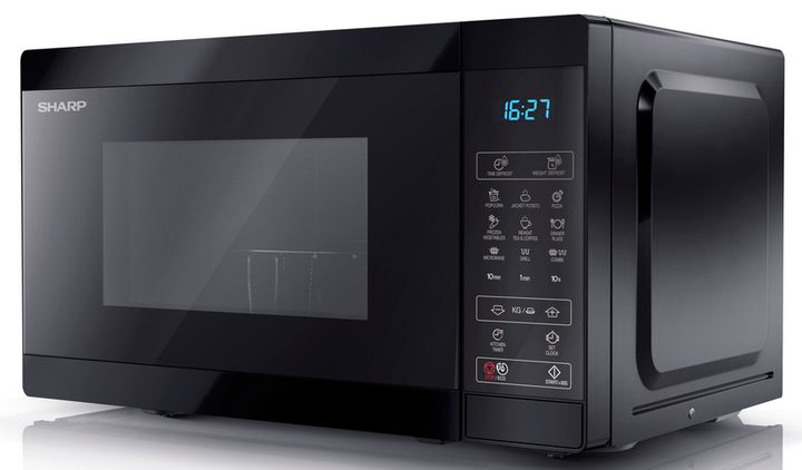 Микроволновая печь Sharp MG02EB Black (YC-MG02E-B) – фото, отзывы ...