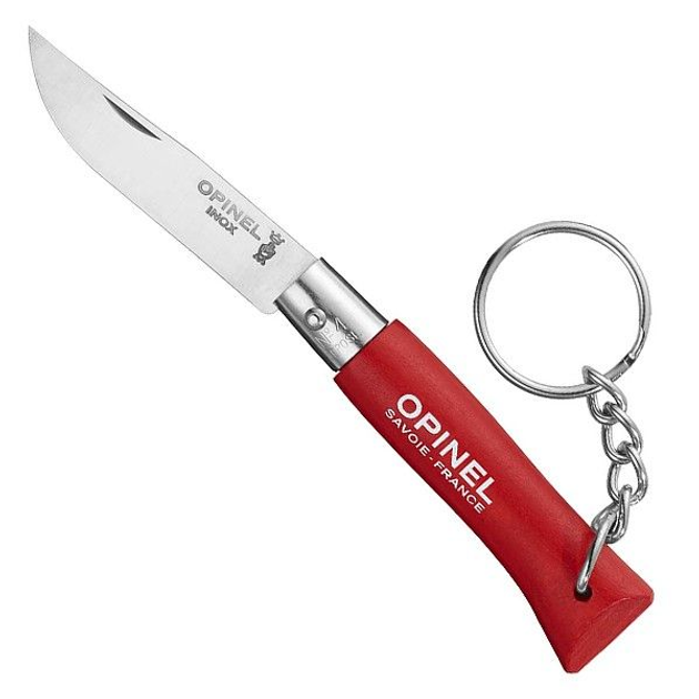 Нож - брелок Opinel 4VRI красный 204.65.63 - изображение 1