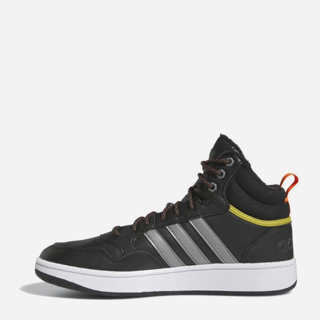 Zimowe sneakersy męskie wysokie ocieplane adidas Hoops 3.0 Mid Wtr HR1440 46 (11UK) 29.5 cm Czarne (4065426098952) - obraz 4