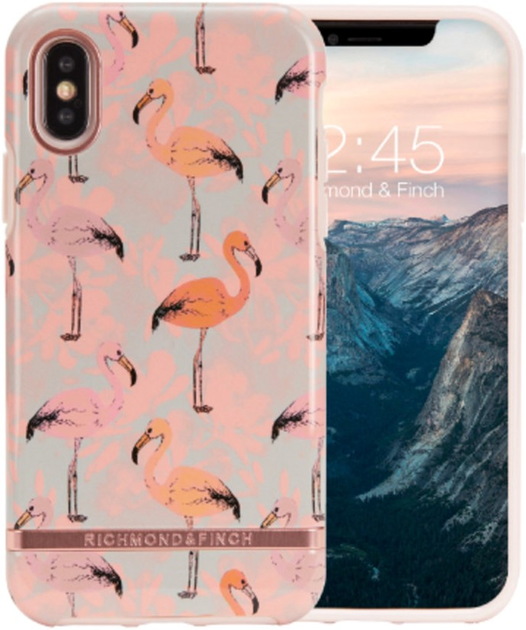 Etui plecki Richmond&Finch Pink Flamingo do Apple iPhone Xs Max Pink (7350076896414) - obraz 1