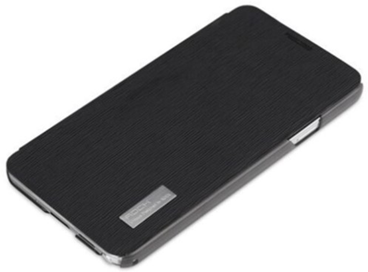 Etui z klapką Rock Side Flip Elegant do Samsung Galaxy Note 3 Black (6950290655784) - obraz 1