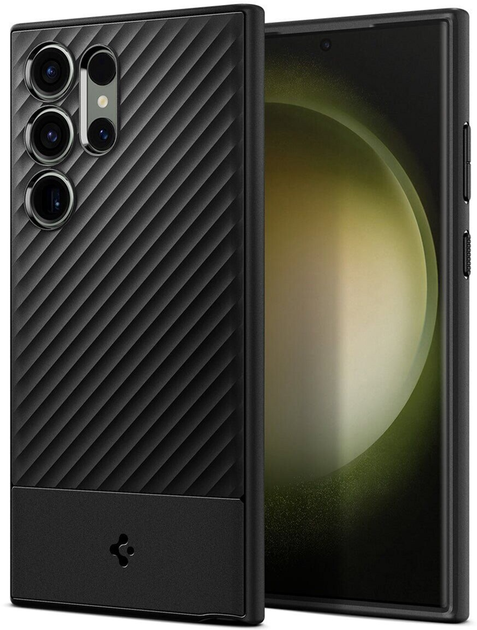 Etui plecki Spigen Core Armor do Samsung Galaxy S23 Ultra Matte Black (8809896740500) - obraz 1