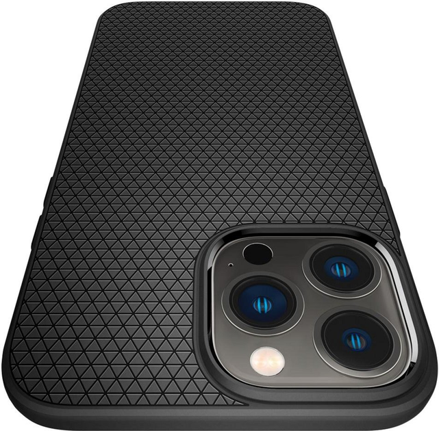 Панель Spigen Liquid Air для Apple iPhone 13 Pro Max Чорний (8809756649486) - зображення 1