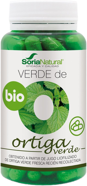 Suplement diety Soria Natural Verde Cebada 630 mg 80 kapsułek (8422947062170) - obraz 1