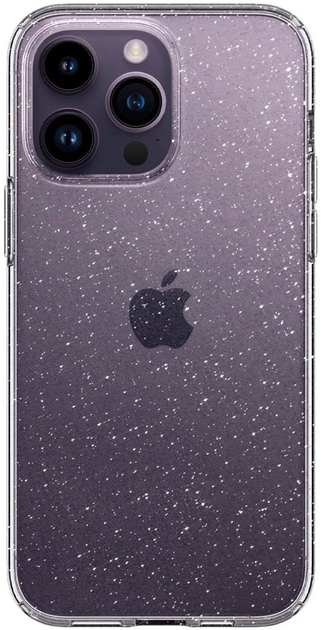 Панель Spigen Liquid Crystal Glitter для Apple iPhone 14 Pro Max Рожевий кварц (8809811863413) - зображення 1