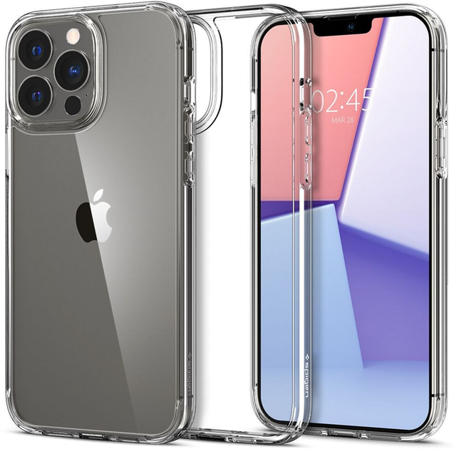 Etui plecki Spigen Liquid Crystal do Apple iPhone 13 Pro Crystal Clear (8809811850024) - obraz 1