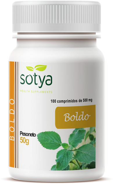 Suplement diety Sotya Boldo 500 mg 100 tabletek (8427483000280) - obraz 1