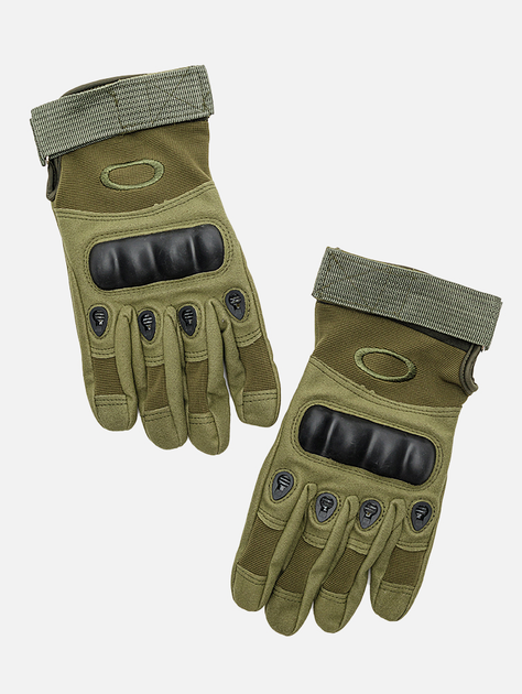 Чоловічі рукавиці L колір хакі No Brand ЦБ-00229366 - зображення 1