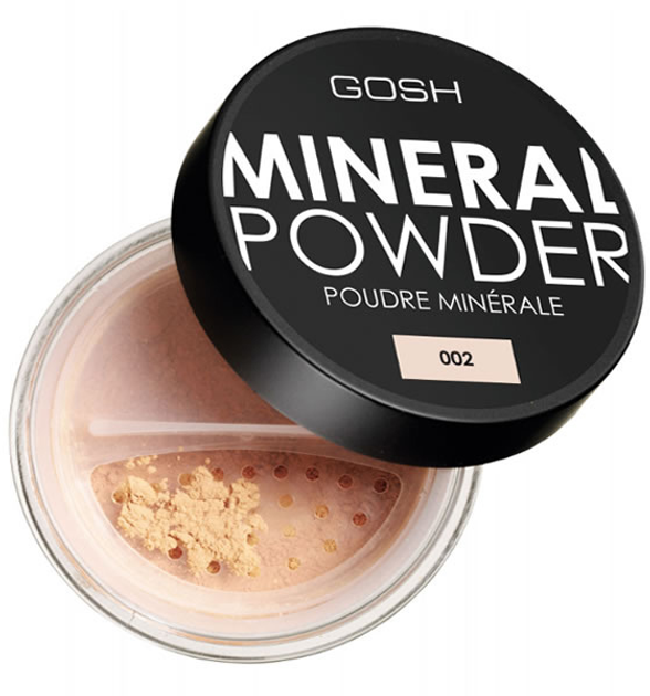 Пудра мінеральна Gosh Mineral Powder 8 г 002 Ivory (5711914026028) - зображення 1