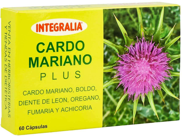 Suplement diety Integralia Cardo Mariano Plus 60 kapsułek (8436000542233) - obraz 1