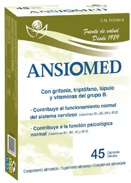 Дієтична добавка Bioserum Ansiomed 45 капсул (8427268090079) - зображення 1