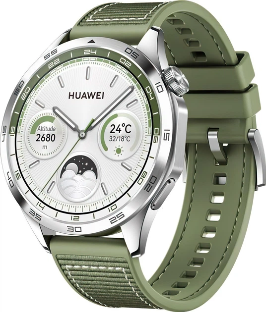 HUAWEI WATCH GT 4 46mm グリーン Смарт-часы Huawei Watch GT 4 46mm Green (55020BGV) – фото, отзывы