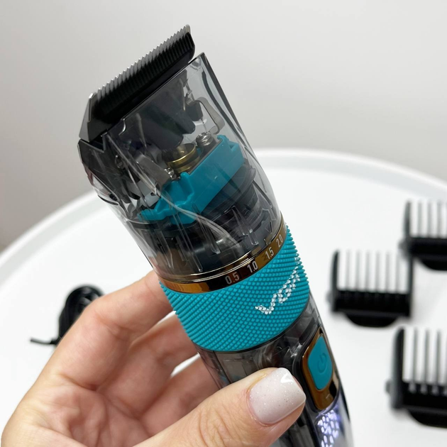 Профессиональная машинка VGR V-695 для стрижки волос и бороды с LED-дисплеем - изображение 4