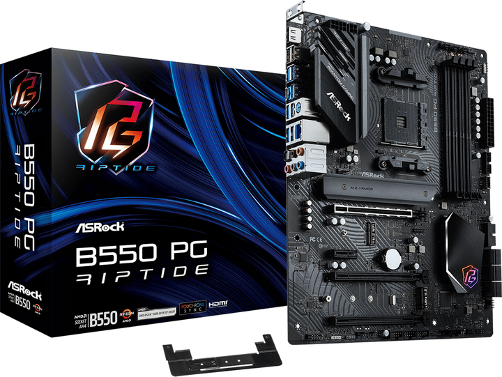 Материнська плата ASRock B550 PG Riptide (sAM4, AMD B550, PCI-Ex16) - зображення 6