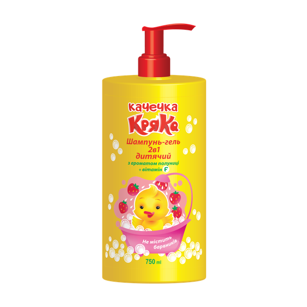 ROZETKA | Шампунь-гель 2в1 детский Уточка Кряка с ароматом клубники 750 ...