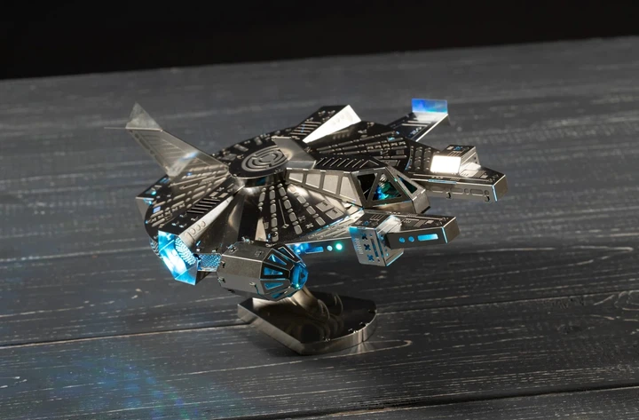 Коллекционная модель-конструктор Metal Time Nebula Scout Зорелетный светильник (MT098) - изображение 7