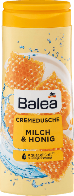 Гель для душу Balea Мед+Молоко 300 мл (4058172094019) - Фото 1 Гель для душу Balea Мед+Молоко 300 мл (4058172094019) - изображение 1