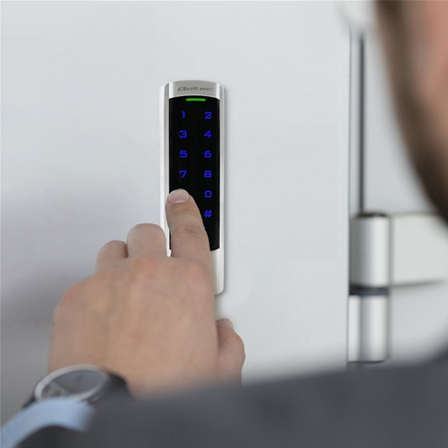 Кодовий замок Qoltec Dione з RFID-зчитувачем, IP68, ЕМ, Slim (52445) (5901878524450) - зображення 10