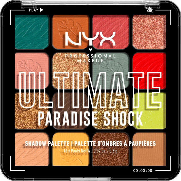 Палетка теней NYX Professional Makeup Ultimate Shadow Palette 02