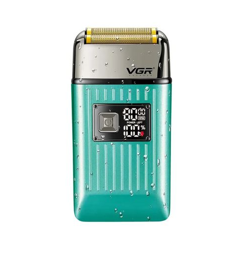 Электробритва шейвер VGR V-357 Waterproof IPX6 green - Фото 1 Электробритва шейвер VGR V-357 Waterproof IPX6 green - изображение 1