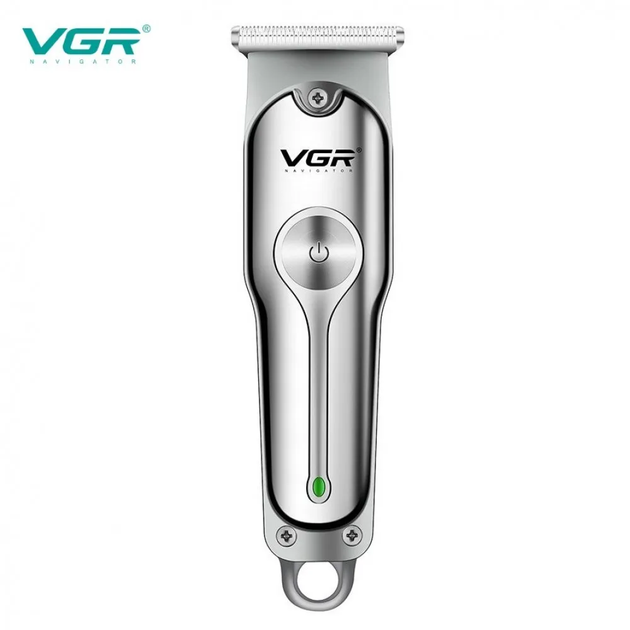 Триммер аккумуляторный для волос и бороды VGR V-071 5W silver - изображение 3
