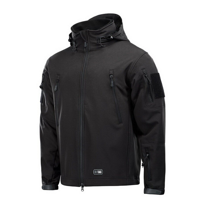 Куртка M-Tac Soft Shell з підстібкою Чорний M 2000000023069 - зображення 1