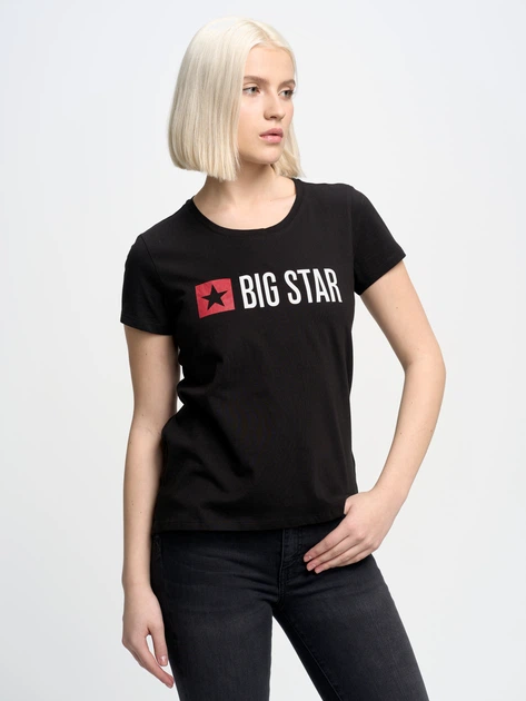 Koszulka damska Big Star 158859-906 L Czarna (5900714227074) - obraz 4