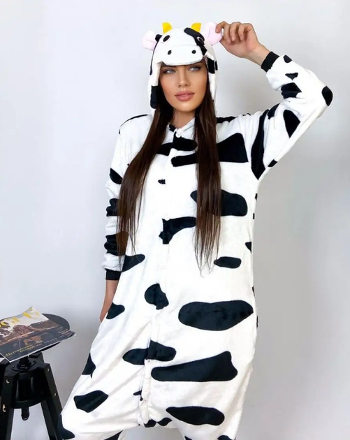 Пижама Кигуруми My Kigu Женская Корова Размер L 165-175 см (105141 ...
