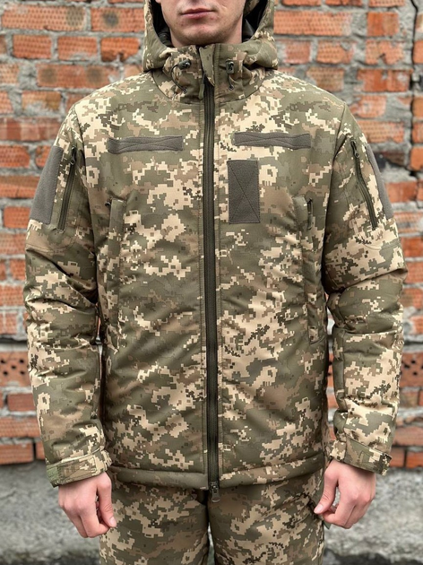 Зимняя куртка тактическая Taslan военная XXL пиксель - изображение 1