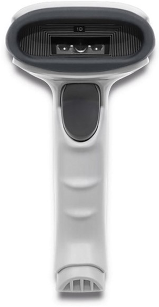 Skaner kodów kreskowych Qoltec Laser 1D, CCD, USB Biały (50863) (5901878508658) - obraz 3