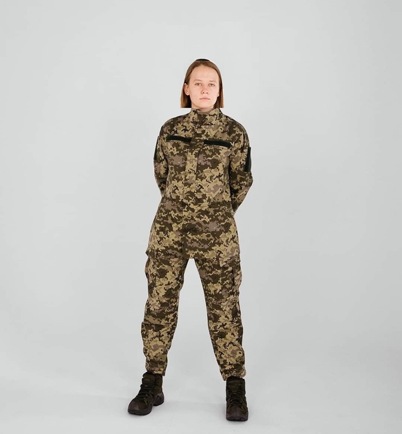 Костюм тактический Пиксель ВСУ штаны и китель , Тактическая форма военная статутная Пиксель Размер 68 - изображение 1