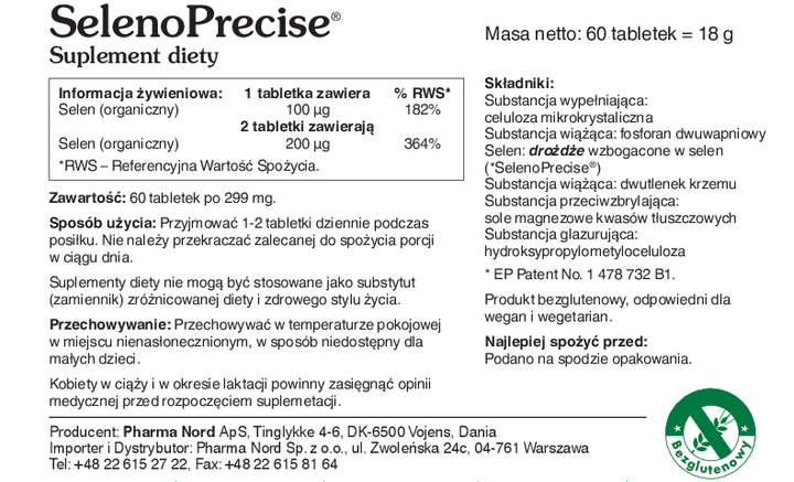 Біологічно активна добавка Pharma Nord SelenoPrecise 100 мкг 60 таблеток (5709976023208) - зображення 2