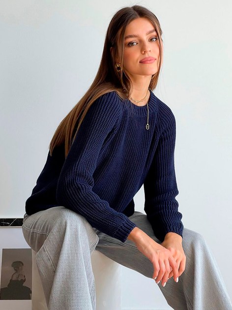Джемпер женский ARTKNIT Cotton 4 S/M Индиго (4823093442276) - Фото 3 Джемпер женский ARTKNIT Cotton 4 S/M Индиго (4823093442276) - изображение 3