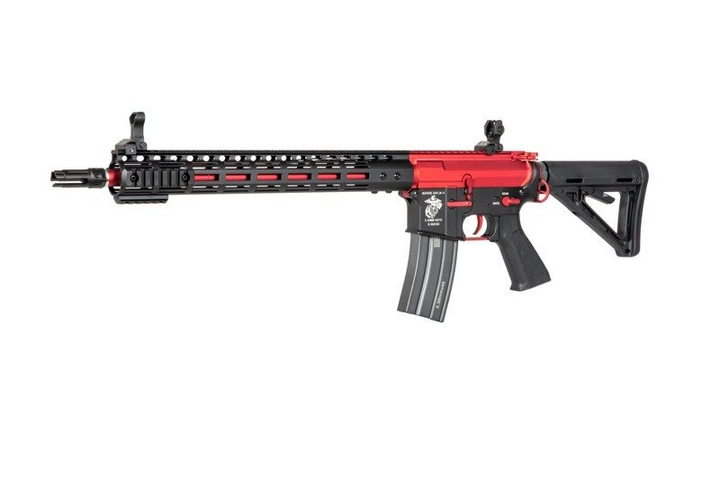 Штурмова гвинтівка Specna Arms M16 SA-V26-M Red Edition Red/Black (Страйкбол 6мм) - зображення 2