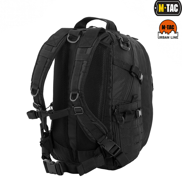 Рюкзак M-TAC URBAN LINE CHARGER HEXAGON PACK BLACK - зображення 2