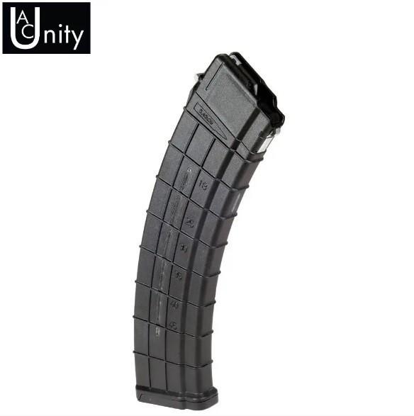 Магазин AC-UNITY 5.45х39 на 45 патронов пластиковый С ОКНОМ для РПК / АК чёрный - изображение 2
