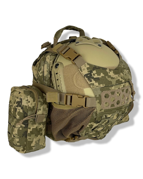 Рюкзак штурмовой Stryker Пиксель крепления паук для шлема 15л - изображение 1