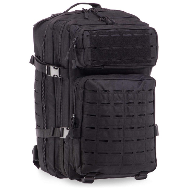 Рюкзак Lazer mini Black тактическая сумка для переноски вещей 35л (LM-Black) - изображение 1