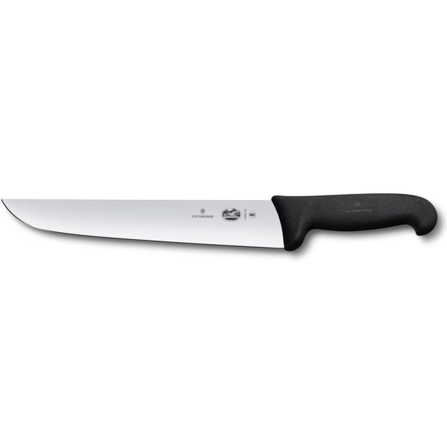 Кухонный нож Victorinox Fibrox Butcher лезвие 18 см, черная ручка ...