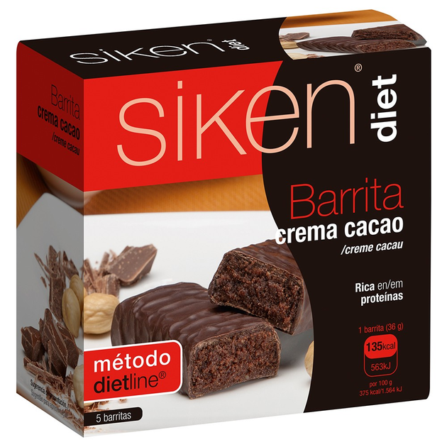 Батончики Siken шоколадні 5 шт (8424657108285) - зображення 1