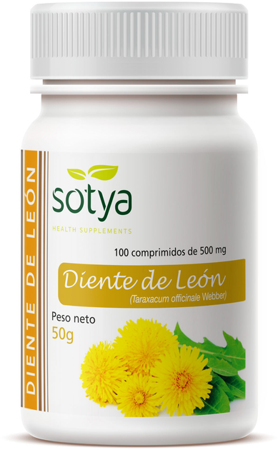 Suplement diety Sotya Diente De Leon 100 tabletek (8427483018537) - obraz 1