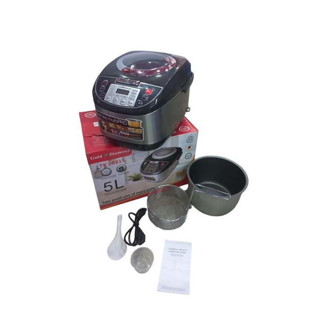 Мультиварка с фритюрницей Gold Diamond TK-08815 на 21 програму 5л ...