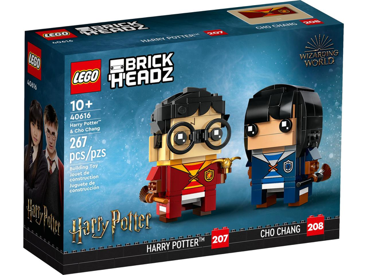 Zestaw klocków LEGO BrickHeadz Harry Potter i Cho Chang 267 elementów (40616) - obraz 1