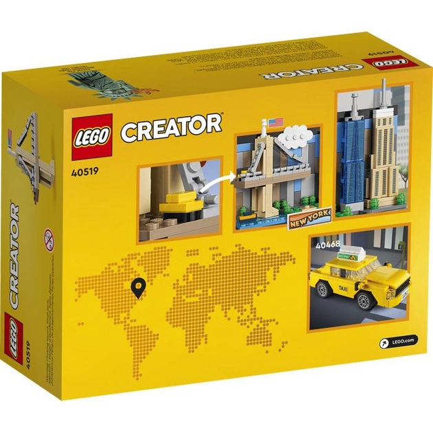 Zestaw klocków Lego Creator Pocztówka z Nowego Jorku 253 części (40519) - obraz 2