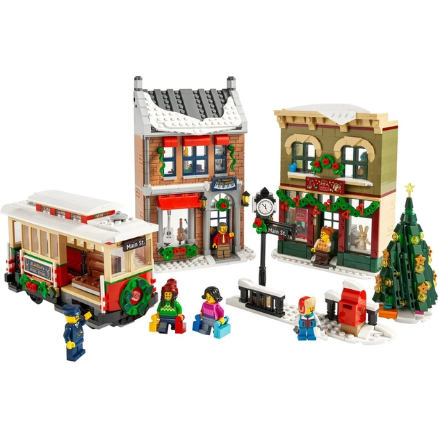Zestaw klocków Lego Icons Świąteczna główna ulica 1514 części (10308) - obraz 2