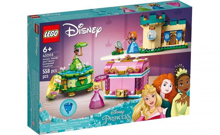 Zestaw klocków Lego Disney Princess Zaklęte twory Aurory, Meridy i Tiany 558 części (43203) - obraz 1